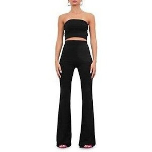 NWT The ANDAMANE Gaia flared trousers Size 38 - Picture 1 of 11